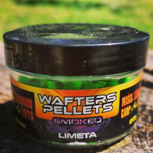 Wafters Pellets-Smoked-Limeta 6mm (citrom-menta,fluo zöld)
