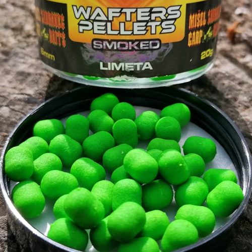 Wafters Pellets-Smoked-Limeta 6mm (citrom-menta,fluo zöld)