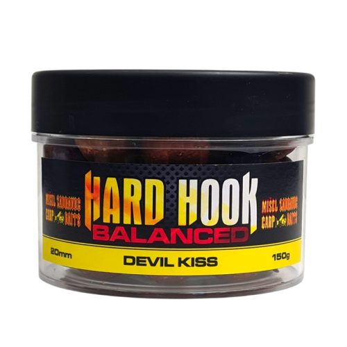 Hard Hook Balanced csalizó bojli-Devil Kiss-16mm (ördög csókja-fokhagymás)