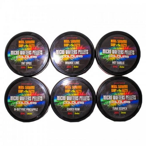 Micro Wafters Pellets 4 Colours 3mm-Choco-Rum (csoki-rum)