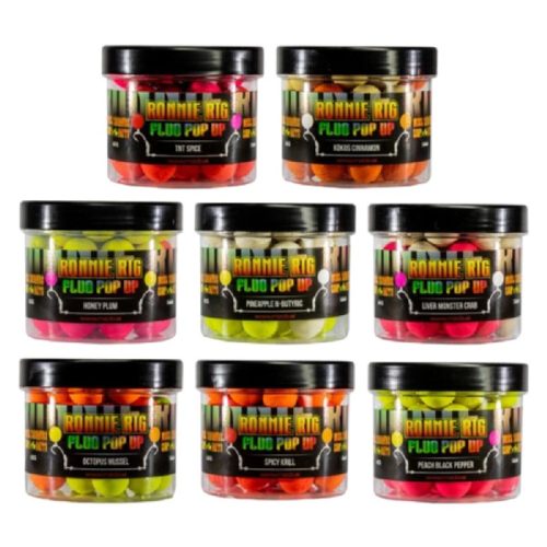 Ronnie Rig Pop Up 14mm-Peach-Black Pepper (barack-fekete bors-sárga-rózsaszín)