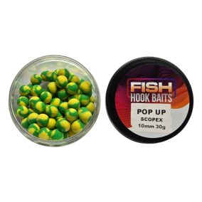 Fish Hook Baits-Pop Up-10mm Scopex (tejes-édes-krém)