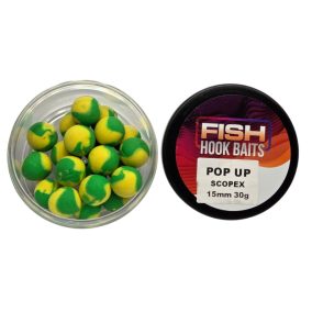 Fish Hook Baits-Pop Up-15mm Scopex (tejes-édes-krém)