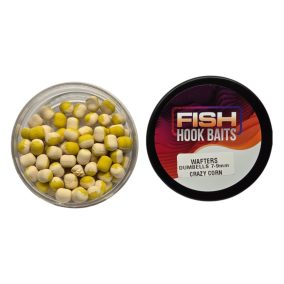   Fish Hook Baits-Wafter-Dumbells-7-9mm Crazy Corn (fűszeres kukorica)