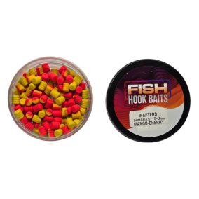   Fish Hook Baits-Wafter-Dumbells 5-8mm-Hot Mango-Cherry (csipős mango-meggy)