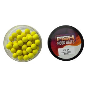   Fish Hook Baits-Pop Up-10mm Sweet Corn (édes kukorica-fluo sárga)