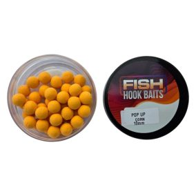 Fish Hook Baits-Pop Up-10mm Corn (kukorica-sötét narancs)