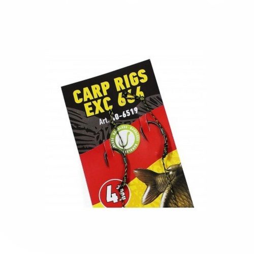 Carp Rig EX 666-2-Barbless (szakáll nélkül, 2-es méret)