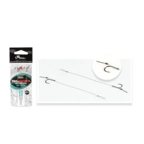   FIL Method Rig Braided 8 Barbless (8-as szakáll nélküli csalitüskés horoggal, 0,12-es fonott előkével)