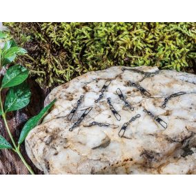   Barrel Swivel Safety Snap (hordó alakú forgó, biztonsági kapoccsal-10-es)