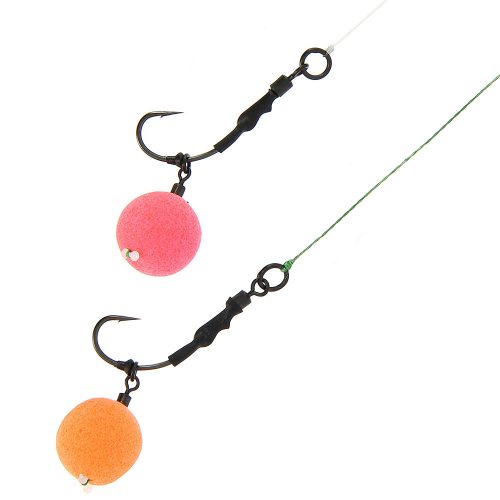 NGT Micro Barbed Ronnie Rigs Size 6-3pc (Ronnie rig-mikroszakállas, 6-os, 3db)