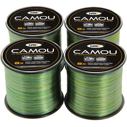 NGT Camo Line 12Lb (terep színű monofil zsinór-nagytekercses-0,28mm/5,4kg 1490m)