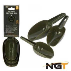 NGT-Bait Spoon 3PC (háromrészes etető lapát készlet)