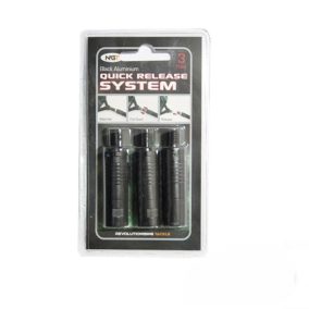   NGT Quick Release Systems-Black (aluminium gyorsrögzítő adapter, golyós-3db-fekete)
