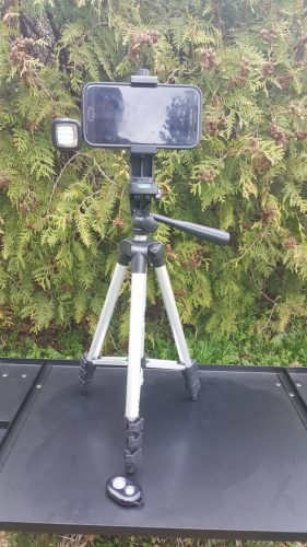 NGT Selfie Tripod Set (Foto és selfie állvány, vakkuval, távirányítóval)
