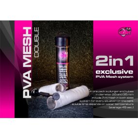 PVA háló, kettő az egyben szett, 25 és 35mm-7+7 méter