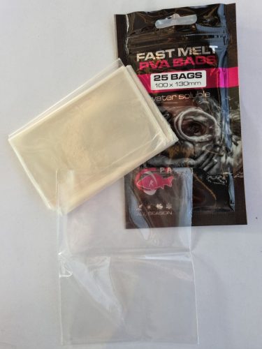 PVA-Bags-Fast Melt 100x130 (pva tasak-gyors oldódású-100x130mm)