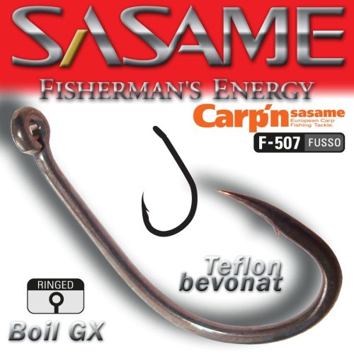 SASAME F-507 Boil GX(2-es,teflon bevonatú bojlis horog)