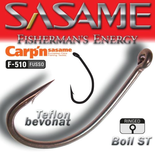 SASAME F-510 Boil ST (4-es,teflon bevonatú bojlis horog)