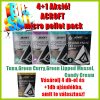 ACROFT-micro pellet pack 4+1 (Tuna, Green Curry, Green Lipped Mussel, Candy Cream)
