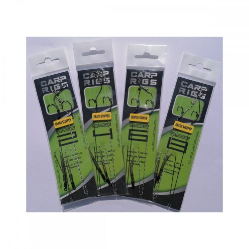 Monstercarp-Carp Rigs Grip H4 (előkötött bojlis előke gyűrűvel, 4-es)