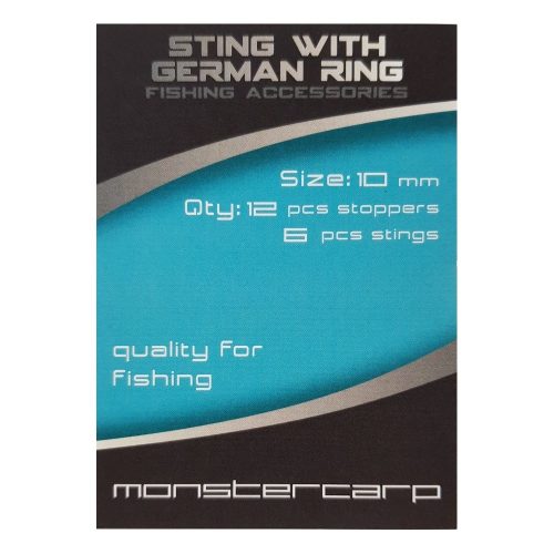 Monstercarp-Sting With German Ring 10 (csalitüske ütközővel-10mm)