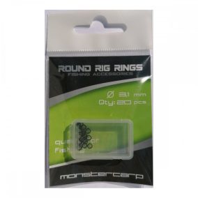 Monstercarp-Round Rig Rings 3,1mm (fém karika 3,1mm)