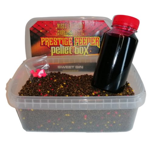 Prestige Feeder Pellet Box pack 4+1 (ZX21, Hot Lava, Sweet Sin, Sea Monster)