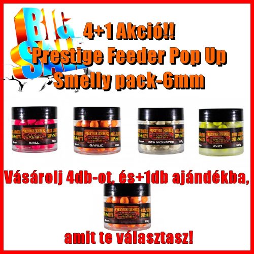 Prestige Feeder Pop Up-Smelly pack-6mm(Krill, Garlic, Sea Monster, ZX21)