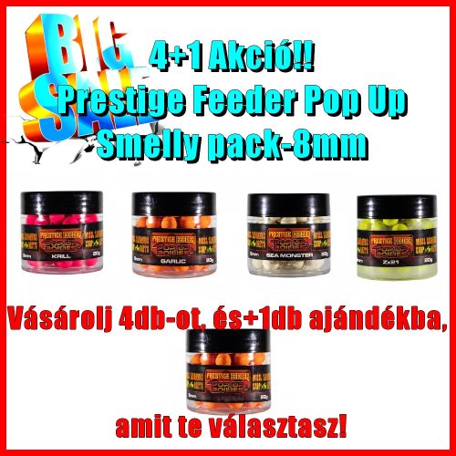 Prestige Feeder Pop Up-Smelly pack-8mm(Krill, Garlic, Sea Monster, ZX21)