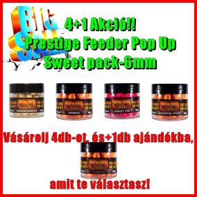   Prestige Feeder Pop Up-Sweet-pack-6mm(Kokos Cream, Sweet Sin, Orange, Tropical Fruit)
