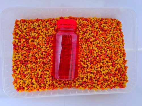 Monster Carp Feeder Box-Tutti Frutti (vegyesgyümölcs-pellet+Booster 1000gr)
