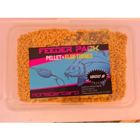   Monster Carp Feeder Box-Sweet Corn (édes kukorica-pellet+Turmix 1200gr)