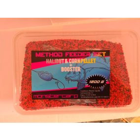   Monster Carp Method Feeder Set-Halibut-Mango (laposhal-mangó-pellet+Booster 1200gr)