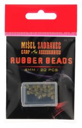 Rubber Beads 4mm-(gumigyöngy 4mm)