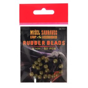 Rubber Beads 6mm-(gumigyöngy 6mm)
